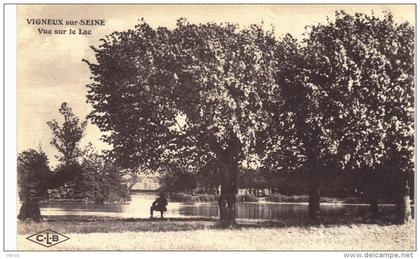 Carte Postale Ancienne de VIGNEUX sur SEINE