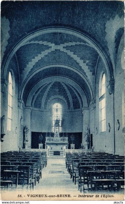 CPA VIGNEUX-sur-SEINE Interieur de l'Eglise (1354715)