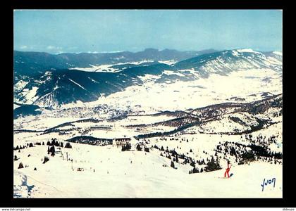 38 - Villard de Lans - Les Pistes de la Côte 2000 et Villard-de-Lans - Hiver - Neige - CPM - Voir Scans Recto-Verso