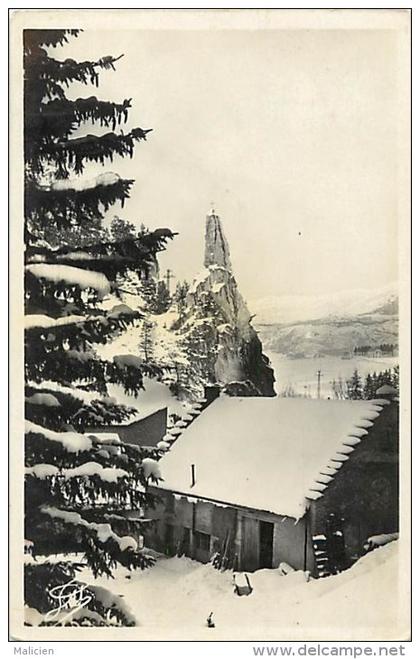 depts divers- isere - ref T306 -villard de lans - la pierre pointue - carte bon etat -