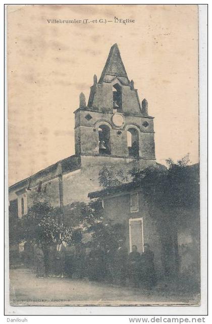 82 // VILLEBRUMIER    l'église    **