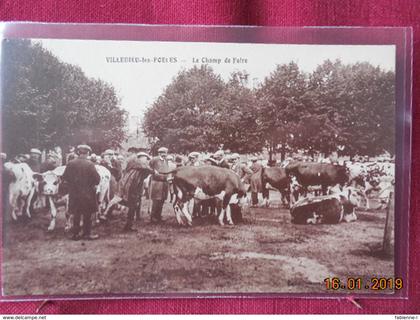 CPA - Villedieu-les-Poëles - Le Champ de Foire