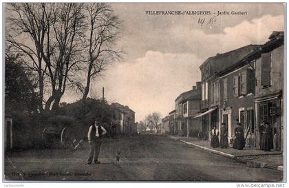 81 VILLEFRANCHE D'ALBIGEOIS - jardin gaubert