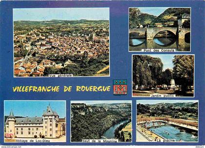 12 - Villefranche de Rouergue - Multivues - CPM - Voir Scans Recto-Verso