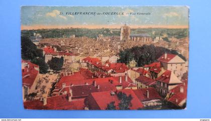 CPA  Alpes Maritimes Villefranche-de-Rouergue vue générale