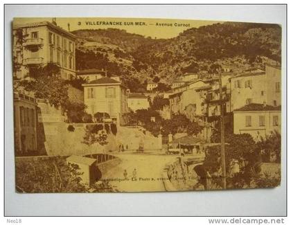 Villefranche sur mer ,avenue carnot