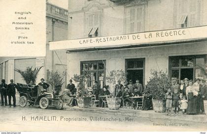 VILLEFRANCHE SUR MER(CAFE RESTAURANT DE LA REGENCE)