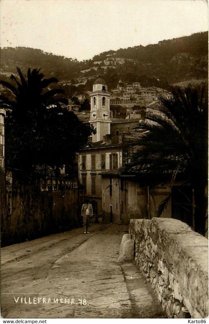 villefranche sur mer * carte photo