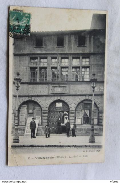 Villefranche, l'hôtel de ville, Rhône 69