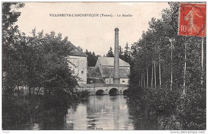 Villeneuve l'Archevêque moulin