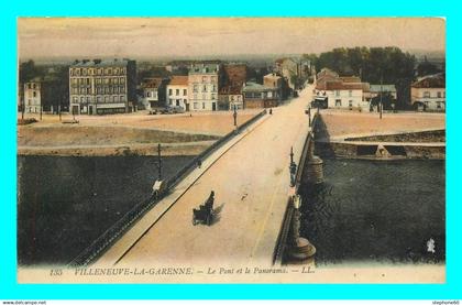 a776 / 241 92 - VILLENEUVE LA GARENNE Le pont et le panorama