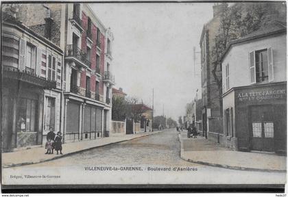 Villeneuve la Garenne - Boulevard d'Asnières - pli