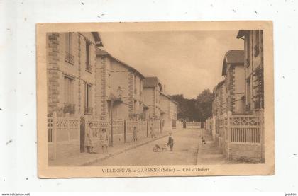 VILLENEUVE LA GARENNE (SEINE) CITE D'HUBERT (PETITE ANIMATION)