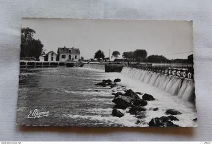 Cpsm 1963, Villeneuve la Guyard, le barrage de Barbey, Yonne 89