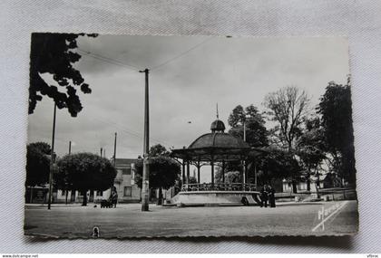 Cpsm, Villeneuve le Roi, le kiosque à musique, Val de Marne 94