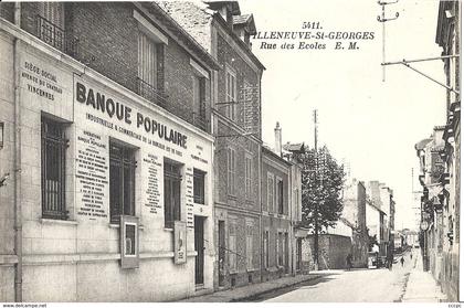 CPA Villeneuve-Saint-Georges Rue des Ecoles