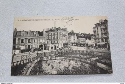 Villeneuve saint Georges, le jardin de la gare, val de Marne