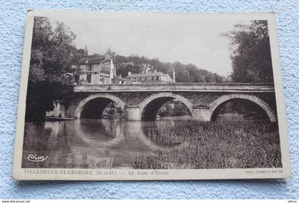 Villeneuve saint Georges, le pont d' Yerres, val de Marne