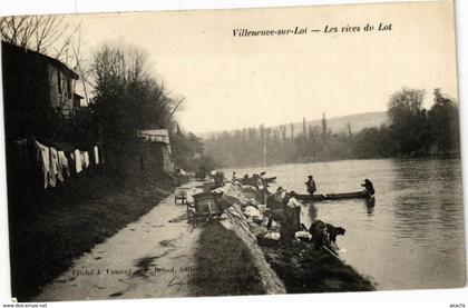 CPA VILLENEUVE-sur-LOT-Les rives du Lot (264146)