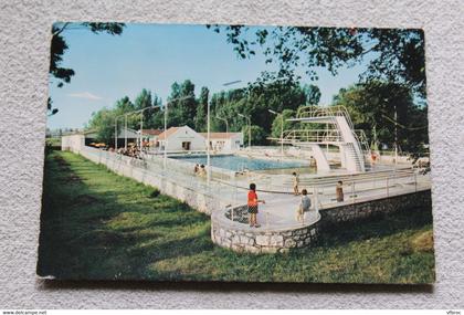 Cpm 1965, Villeneuve sur Lot, la piscine, Lot et Garonne 47