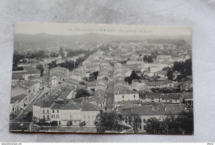 Villeneuve sur Lot, vue générale sur Eysses, Lot et Garonne 47