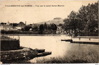 CPA Villenueve-sur-Yonne - Vue sur le Mont Saint-Martin FRANCE (961057)