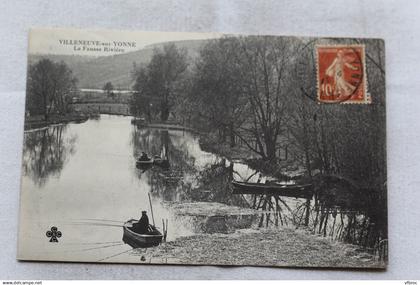 Villeneuve sur Yonne, la Fausse rivière, Yonne 89