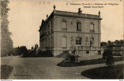 CPA AK VILLEPREUX - Chateau de VILLEPREUX - Facade Nord-Ouest (353617)