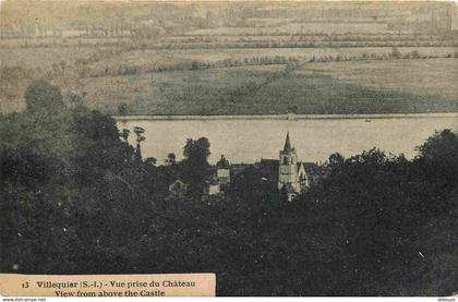 76 - Villequier - Vue prise du Château - CPA - Voir Scans Recto-Verso