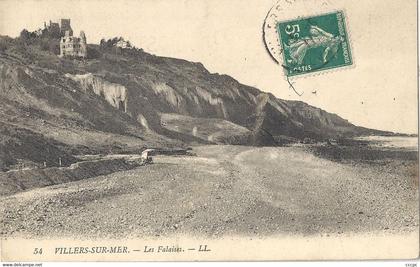 CPA Villers-sur-Mer Les Falaises