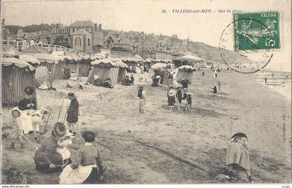 CPA Villers-sur-Mer sur la Plage