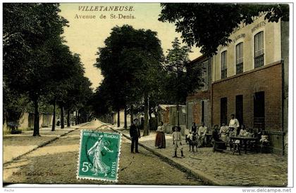 N°43273 -cpa Villetaneuse -avenue de St Denis-