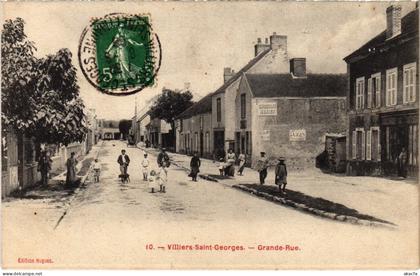 CPA VILLIERS-SAINT-GEORGES Grande Rue (1328847)