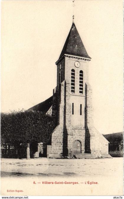 CPA VILLIERS-SAINT-GEORGES L'Eglise (1298778)