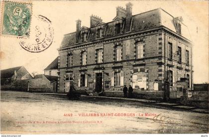 CPA VILLIERS-SAINT-GEORGES La Mairie (1328845)