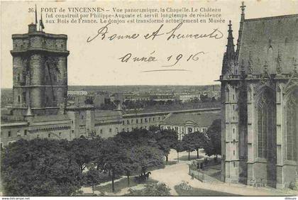 94 - Vincennes - Fort de Vincennes - CPA - Voyagée en 1916 - Voir Scans Recto-Verso