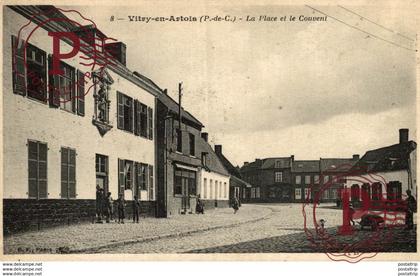 RARE   VITRY EN ARTOIS LA PLACE ET LE COUVENT