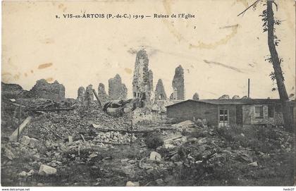 Vitry-en-Artois - Ruines de l'Eglise