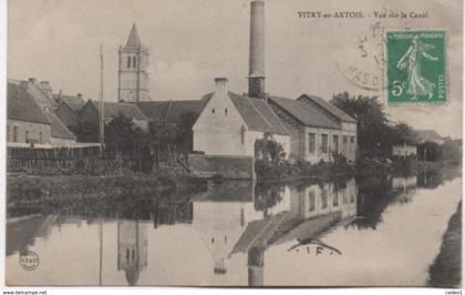 VITRY EN ARTOIS  VUE SUR LE CANAL