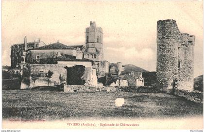 CPA-Carte Postale France Viviers Esplanade de Châteauvieux  VM56103