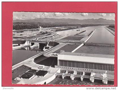 CPSM - EN AVION AU DESSUS DE... 6 Barrage de VOLGELGRÜN - A l'horizon de la Forêt Noire