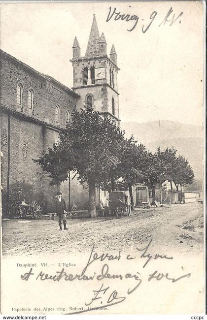 CPA Voiron l'Eglise