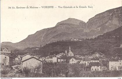 CPA Voreppe Vue générale et la Grande Sure