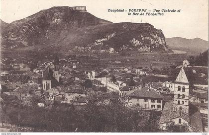 CPA Voreppe Vue générale et le Bec d'Echaillon