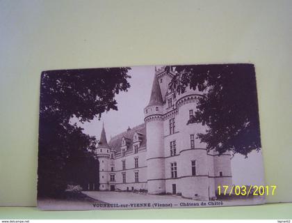 VOUNEUIL-SUR-VIENNE (VIENNE) CHATEAU DE CHITRE.