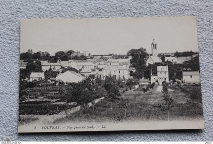 Vouvray, vue générale, Sud, Indre et Loire 37