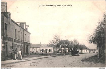 CPA Carte Postale France-Vouzeron Le Bourg 1907  VM47014