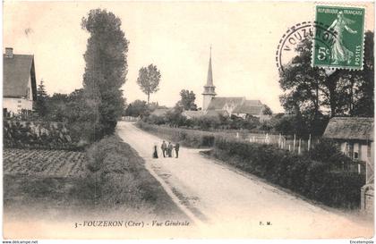 CPA Carte Postale France-Vouzeron Vue générale  1908  VM47107