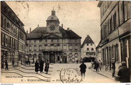 CPA AK WISSEMBOURG - Hotel de Ville (104877)