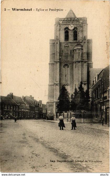 CPA WORMHOUT - Église et Presbytere (204432)